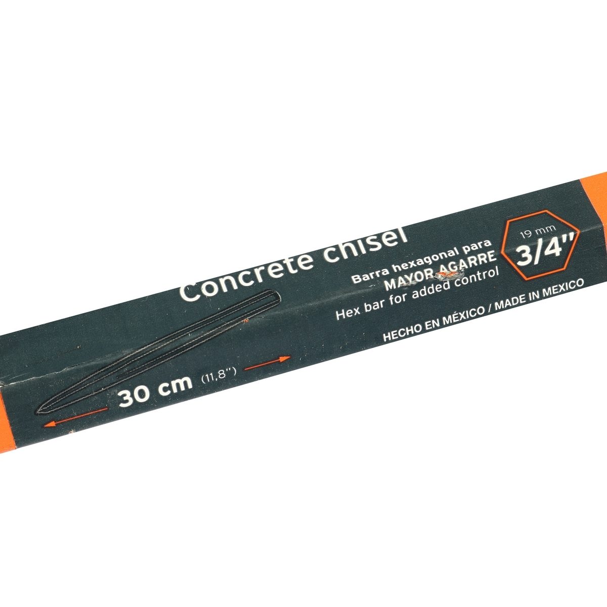 เหล็กสกัดคอนกรีตปากแหลม ทรูเปอร์ (TRUPER) รุ่น 13050 ขนาด 3/4 นิ้ว ความยาว 30 ซม. เหมาะสำหรับการเจาะที่รวดเร็ว