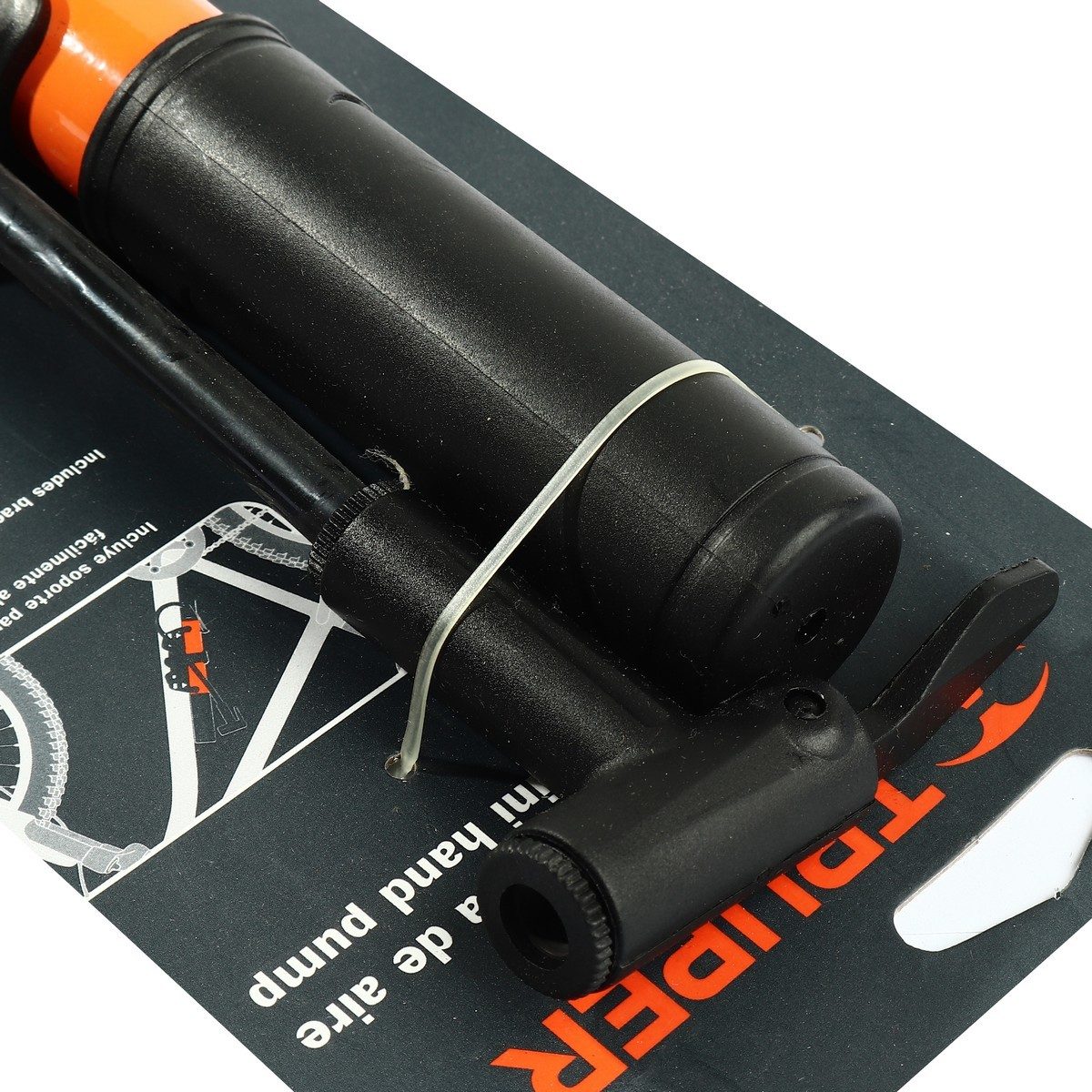 TRUPER ที่สูบลมจักรยานมินิ 60 ปอนด์ รุ่น 13790 การพกพาง่าย การประกอบง่าย ใช้งานไม่ยุ่งยาก (ทรูเปอร์)