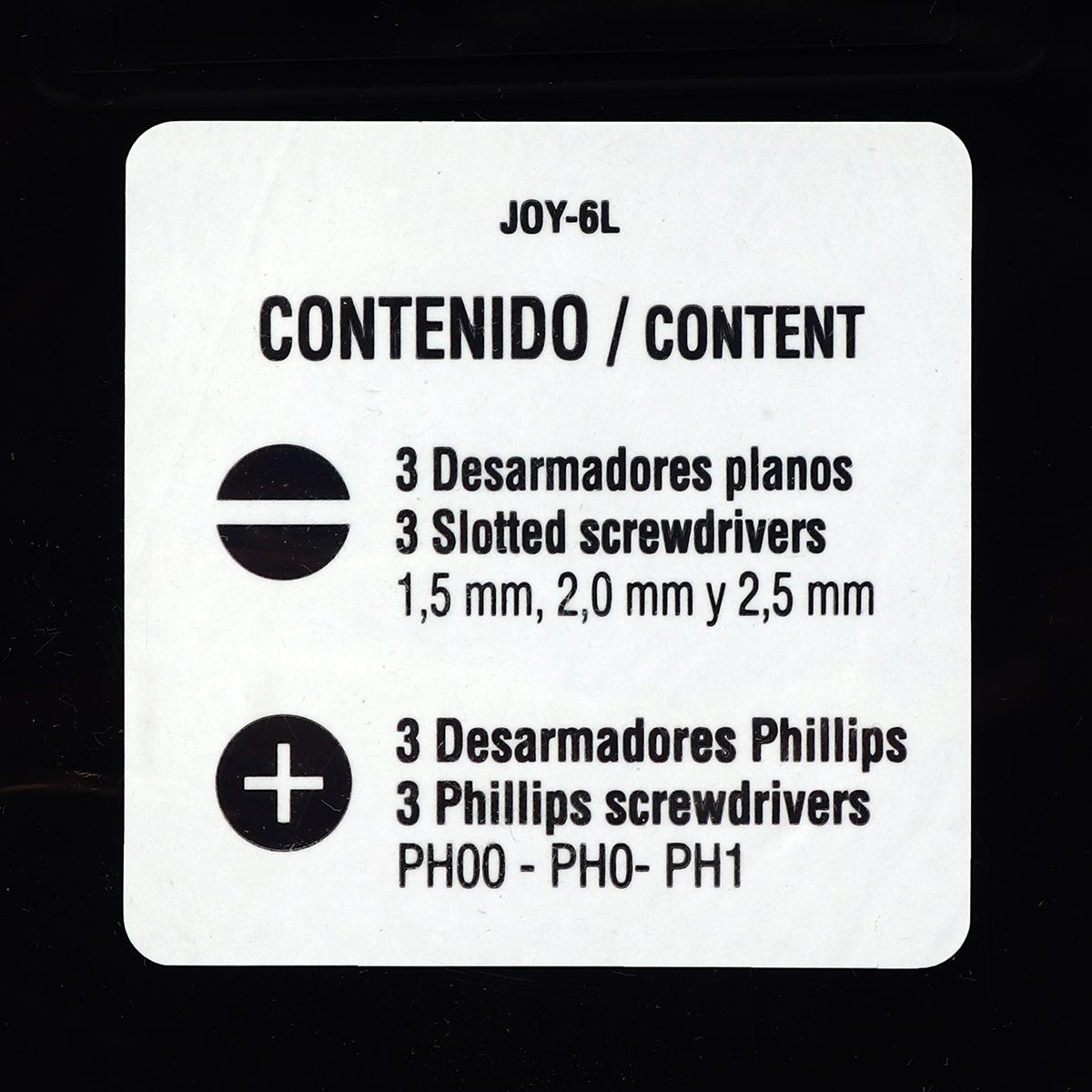 ชุดไขควงซ่อมยาวอเนกประสงค์ 6 ชิ้น ทรูเปอร์ (TRUPER) รุ่น 14156 ทำจากเหล็กวานาเดียม Chrome เหมาะสำหรับงานอิเล็กทรอนิกส์และความแม่นยำ