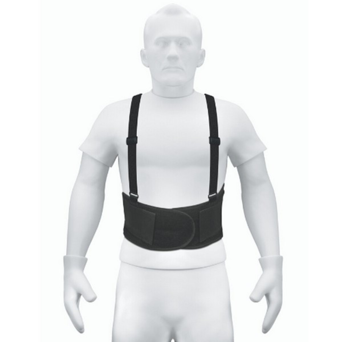 TRUPER เข็มขัดพยุงหลัง ไซส์ M (32-38 นิ้ว) รุ่น 14216 สายยางยืดปรับระดับได้ ช่วยป้องกันการบาดเจ็บระหว่างทำงาน (ทรูเปอร์)