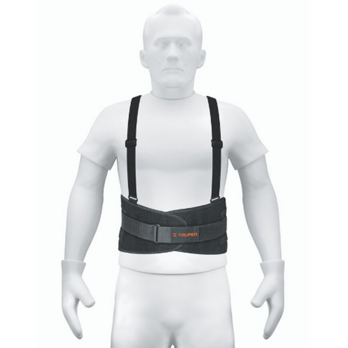 TRUPER เข็มขัดพยุงหลัง ไซส์ L (38-44 นิ้ว) รุ่น 14217 สายยางยืดปรับระดับได้ ช่วยป้องกันการบาดเจ็บระหว่างทำงาน (ทรูเปอร์)