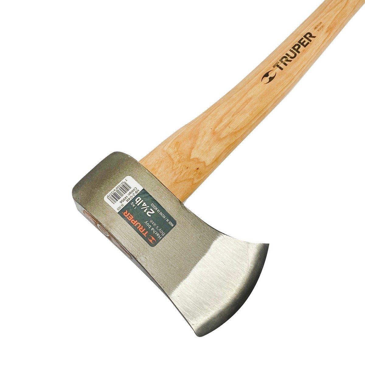 ขวาน หัว 1 กิโลกรัม ทรูเปอร์ (TRUPER) รุ่น 14956 ด้ามไม้ยาวขนาด 28 นิ้ว ขนาด 2-1/4 ปอนด์ ชิ้นพร้อมชุบด้วยความร้อนสองชั้น