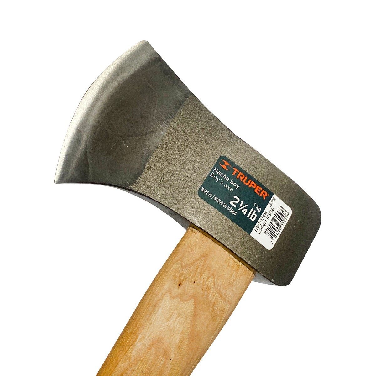 ขวาน หัว 1 กิโลกรัม ทรูเปอร์ (TRUPER) รุ่น 14956 ด้ามไม้ยาวขนาด 28 นิ้ว ขนาด 2-1/4 ปอนด์ ชิ้นพร้อมชุบด้วยความร้อนสองชั้น