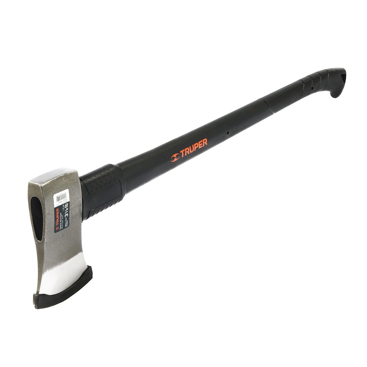 TRUPER ขวาน 3-1/2 ปอนด์ ด้ามไฟเบอร์ 36 นิ้ว รุ่น 14962 หัวเหล็ก ด้ามไม้ฮิคกอรี่ขัดและเคลือบเงา (ทรูเปอร์)
