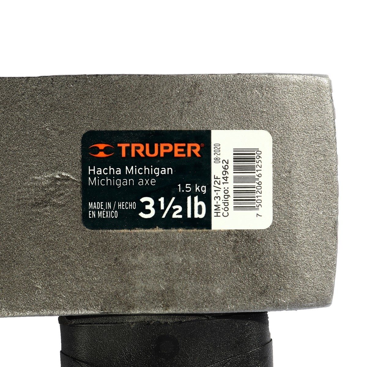 TRUPER ขวาน 3-1/2 ปอนด์ ด้ามไฟเบอร์ 36 นิ้ว รุ่น 14962 หัวเหล็ก ด้ามไม้ฮิคกอรี่ขัดและเคลือบเงา (ทรูเปอร์)