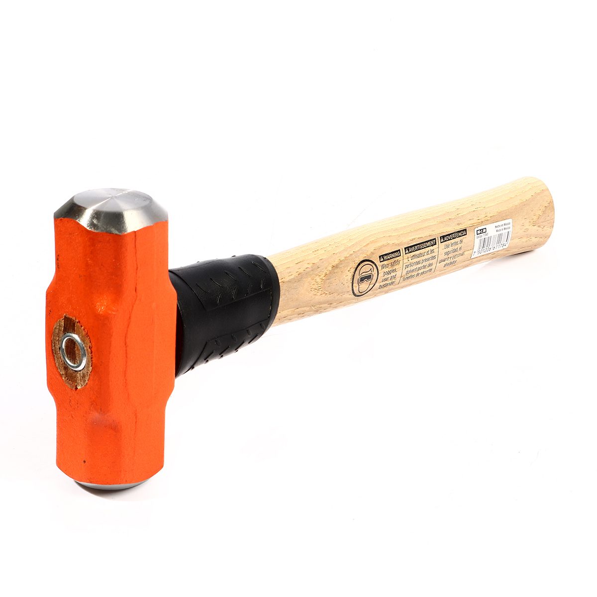 ค้อนปอนด์ ด้ามไม้ 2.5 ปอนด์ ทรูเปอร์ (TRUPER) รุ่น 17045 ขนาดยาว 12 นิ้ว เหล็กกล้าคาร์บอนสูง ด้านหน้าที่มีการกลึงและเอียงทำให้ลดโอกาสเกิดอุบ