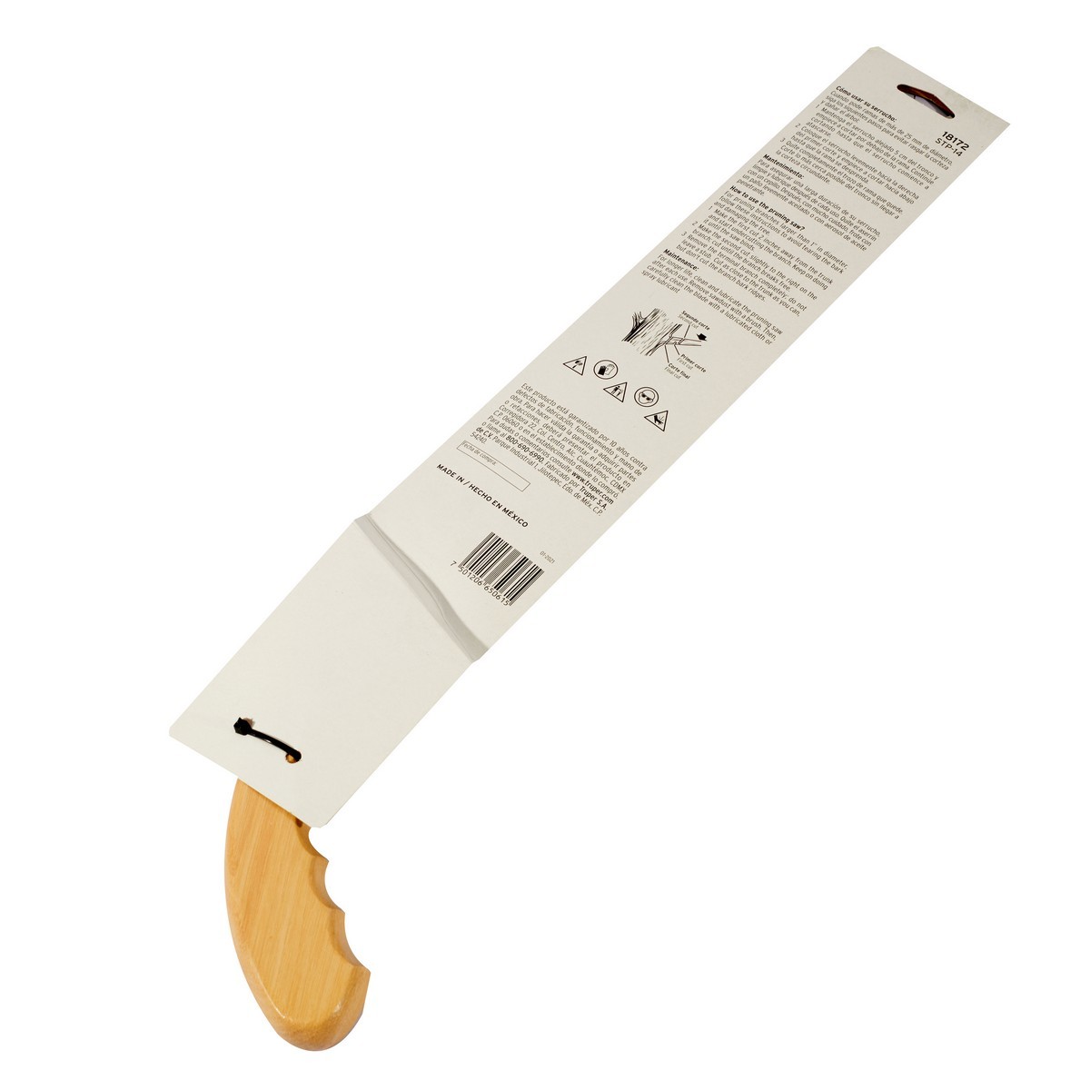 TRUPER เลื่อยโค้งตัดแต่งกิ่งไม้ 14 นิ้ว รุ่น 18172 สำหรับตัด หรือแต่งกิ่งไม้ (ทรูเปอร์)