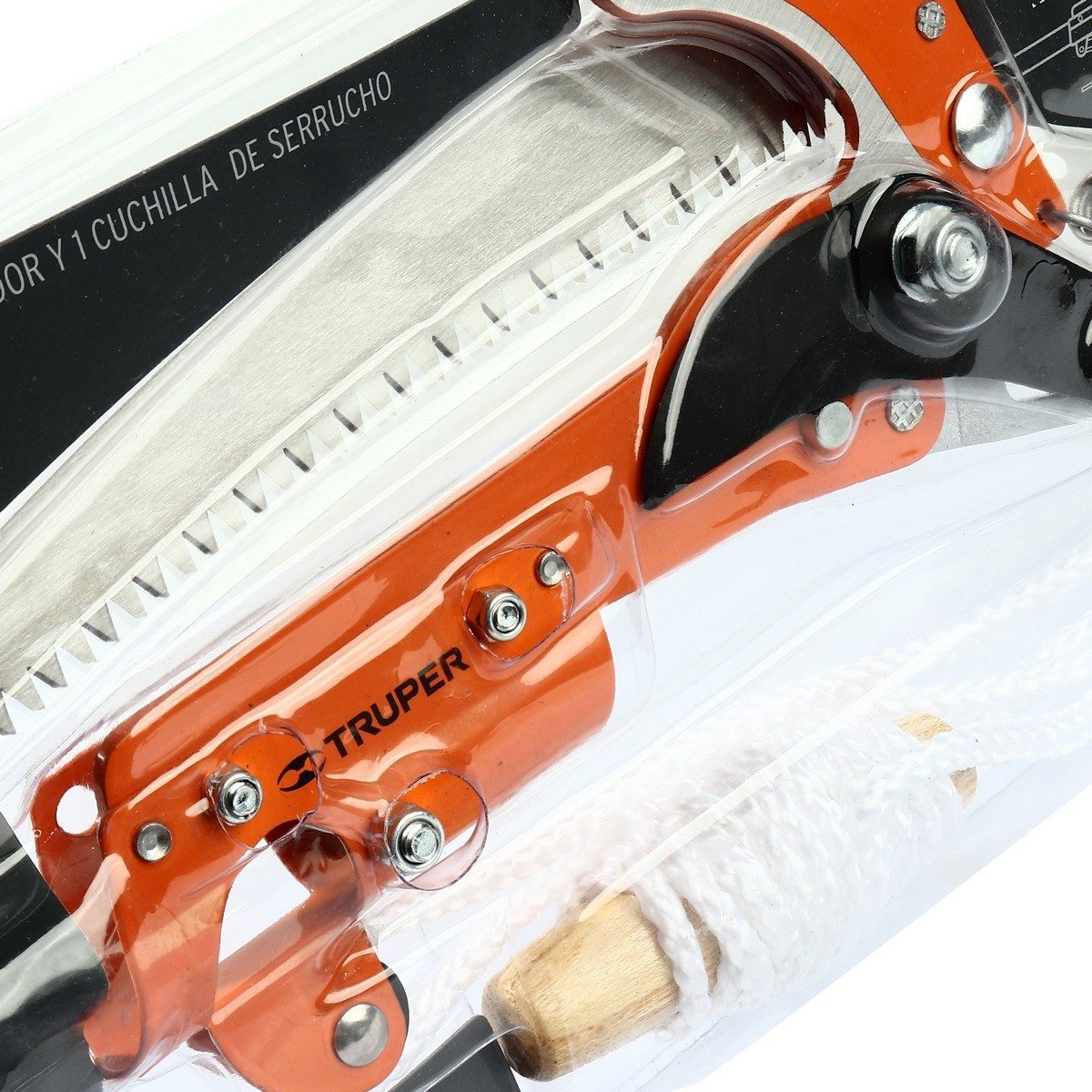 TRUPER กรรไกรกระตุกกิ่งไม้ + เลื่อย 14 นิ้ว รุ่น 18401 ไม่มีด้ามจับ (ทรูเปอร์)