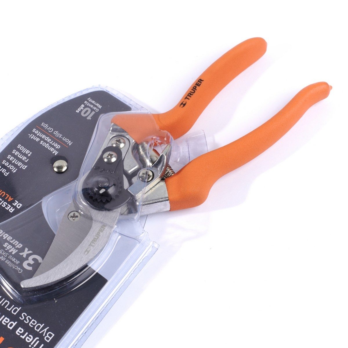 TRUPER กรรไกรอลูมิเนียมตัดแต่งกิ่งไม้ 8 นิ้ว รุ่น 18453 ใบมีดโค้งคม สำหรับการตัดแต่งกิ่งที่ละอียด และหยาบ (ทรูเปอร์)