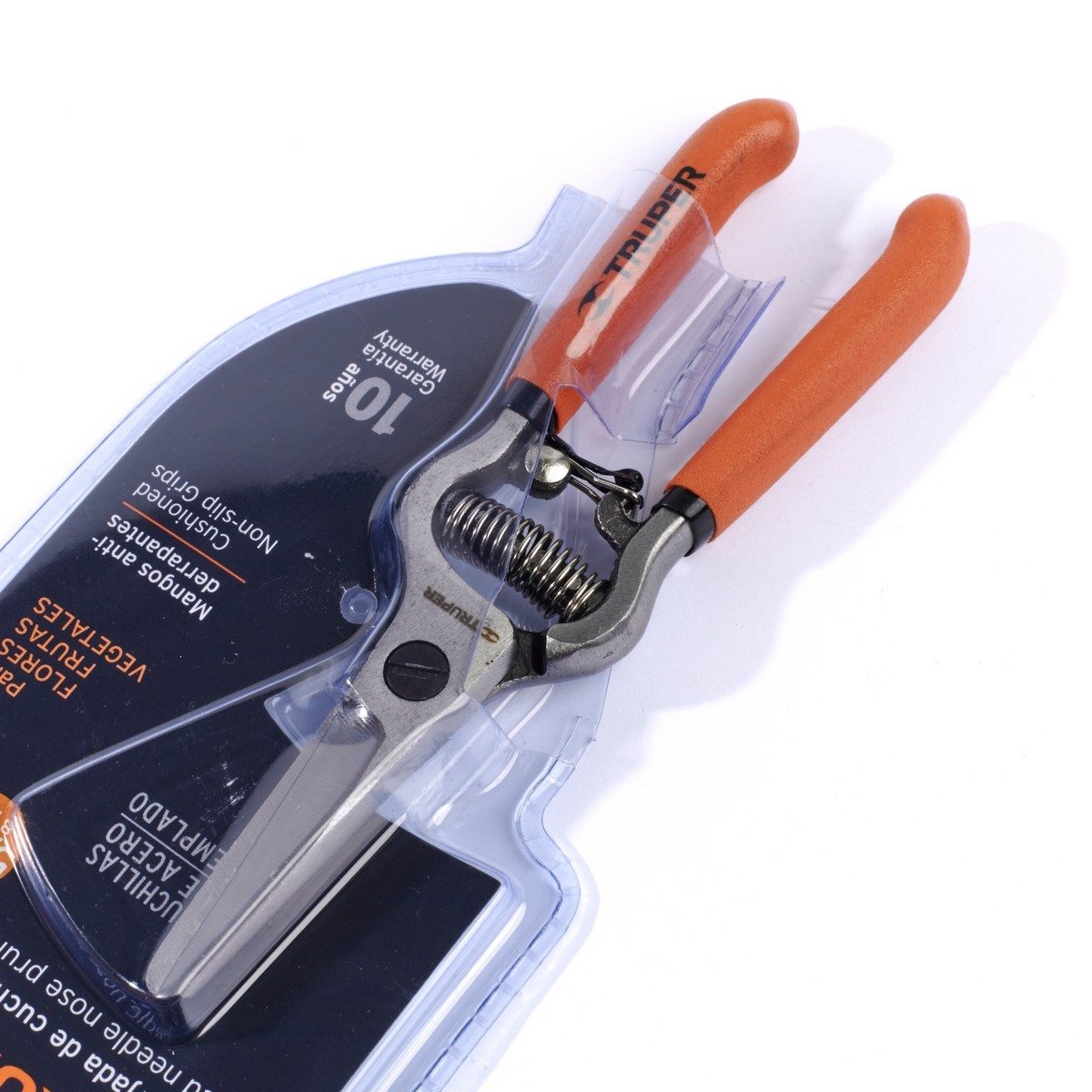 TRUPER กรรไกรตัดกิ่งผลไม้ 6 นิ้ว รุ่น 18456 ชนิดใบมีดบางและตรง สำหรับการตัดแต่งกิ่งที่ละอียด และหยาบ (ทรูเปอร์)