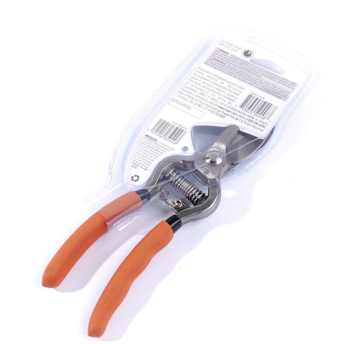 TRUPER กรรไกรตัดกิ่งไม้ปากโค้ง 8 นิ้ว รุ่น 18460 สำหรับการปลูกดอกไม้และทำสวน (ทรูเปอร์)