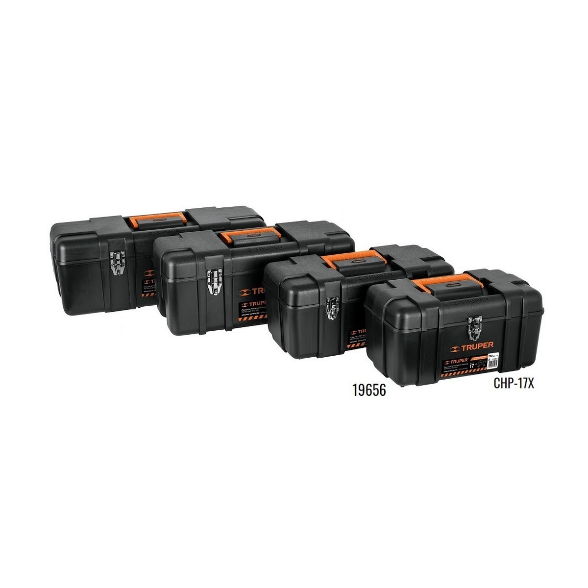 TRUPER กล่องเครื่องมือถาด 3 ช่อง 17X9.5X9 นิ้ว รุ่น CHP-17X (ทรูเปอร์)