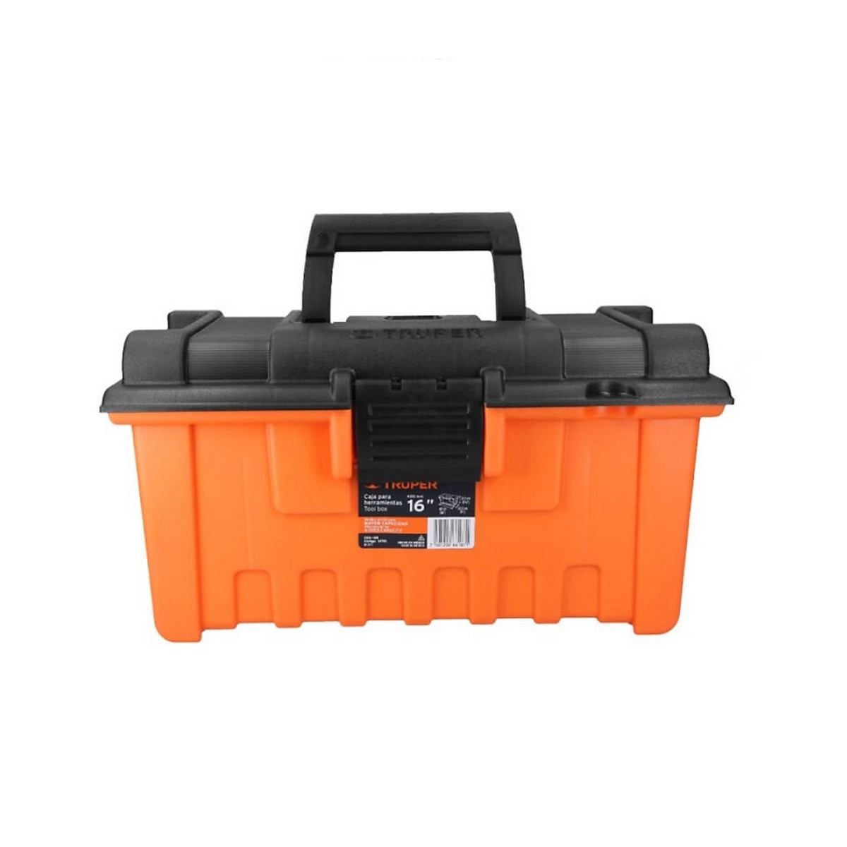 TRUPER กล่องเครื่องมือพลาสติก 16X9X8.5 นิ้ว รุ่น CHA-16N ผลิตจากพลาสติกคุณภาพดี (ทรูเปอร์)