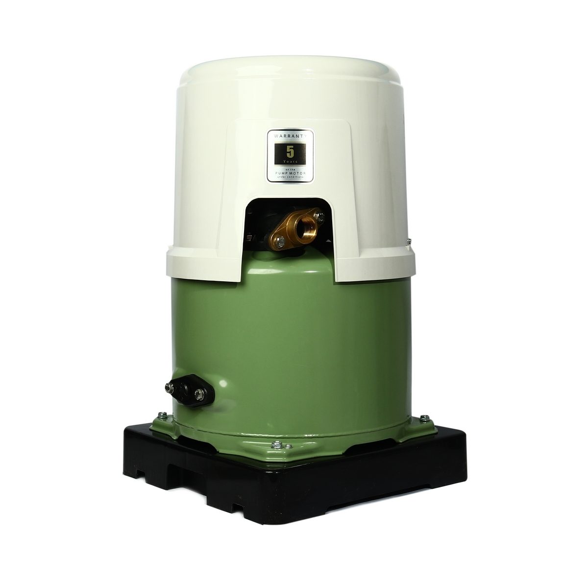 TEPCO ปั๊มน้ำอัตโนมัติ ถังกลม 350 วัตต์ รุ่น TC350 ขนาดท่อส่งเข้าและดูดออก 1 นิ้ว ส่งสูงสุด 55 เมตร ปริมาณน้ำสูงสุด 60 ลิตร/นาที ดูดลึก 8 เม