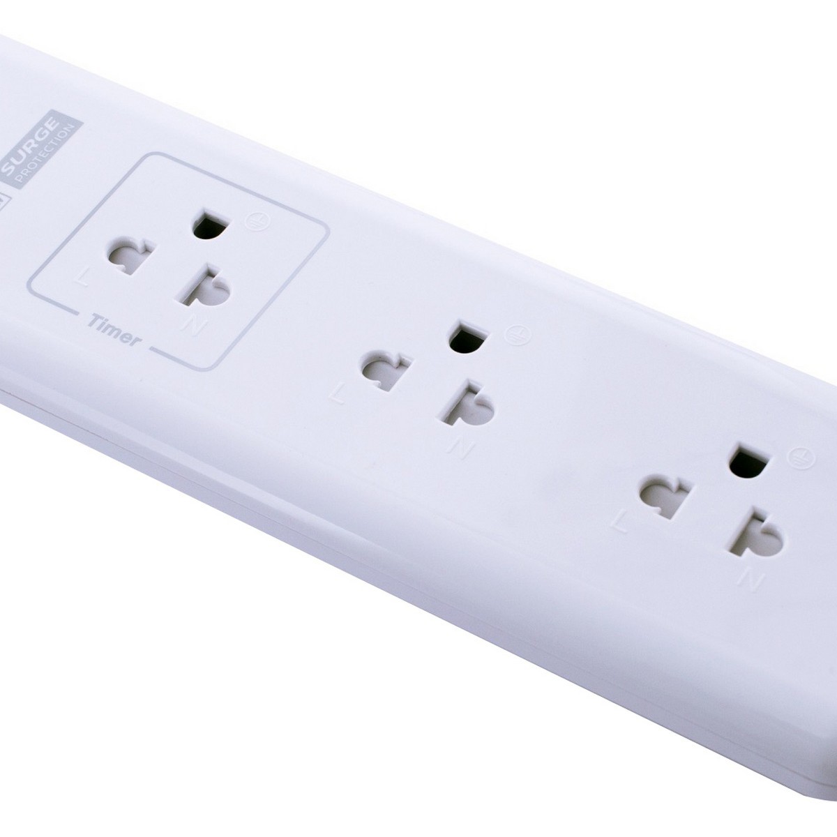 TOSHINO รางปลั๊กไฟ 3 ช่อง 3 เมตร 10 แอมป์ USB 1 ช่อง รุ่น WT-33 พร้อมนาฬิกาตั้งเวลา24 ชั่วโมง มอก.2432-2555 (โตชิโน่)