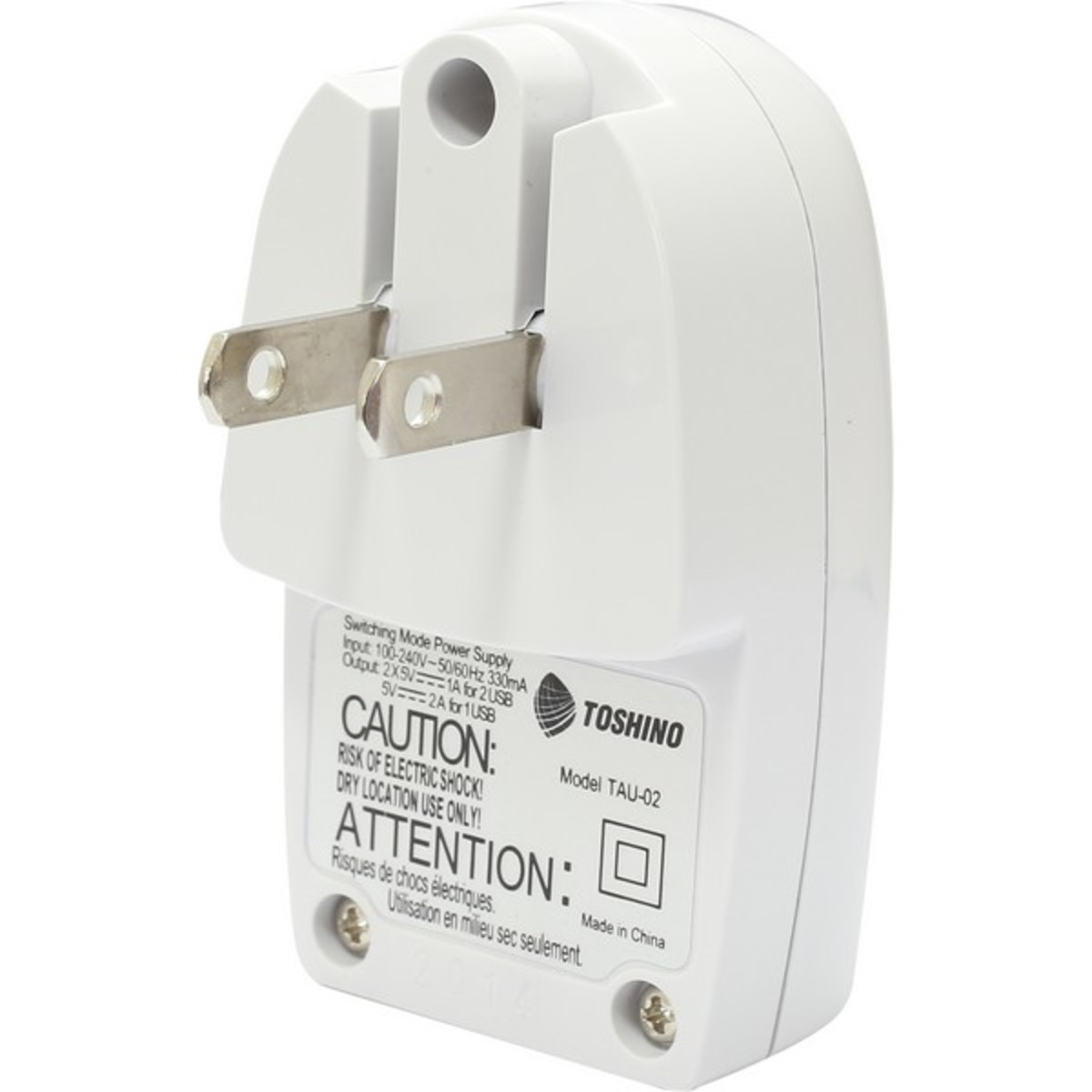 TAU-02 Adapter CHARGER 2USB (2A)