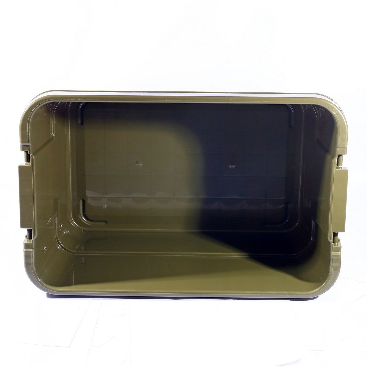 TRUSCO กล่องอเนกประสงค์ ฝานูน 50 ลิตร สีเขียวมะกอก รุ่น ODC-50 รับน้ำหนักได้ 100 กก. สามารถนั่งได้ (ทรัสโก้)