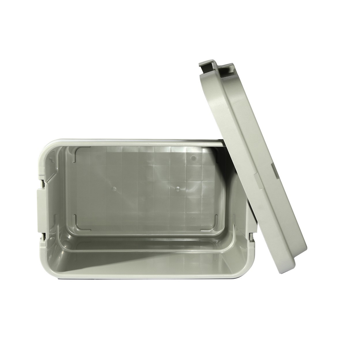 TRUSCO กล่องอเนกประสงค์ ฝาแบน 50 ลิตร สีเทา รุ่น GYC50 รับน้ำหนักได้ 100 กก. สามารถนั่งได้ (ทรัสโก้)