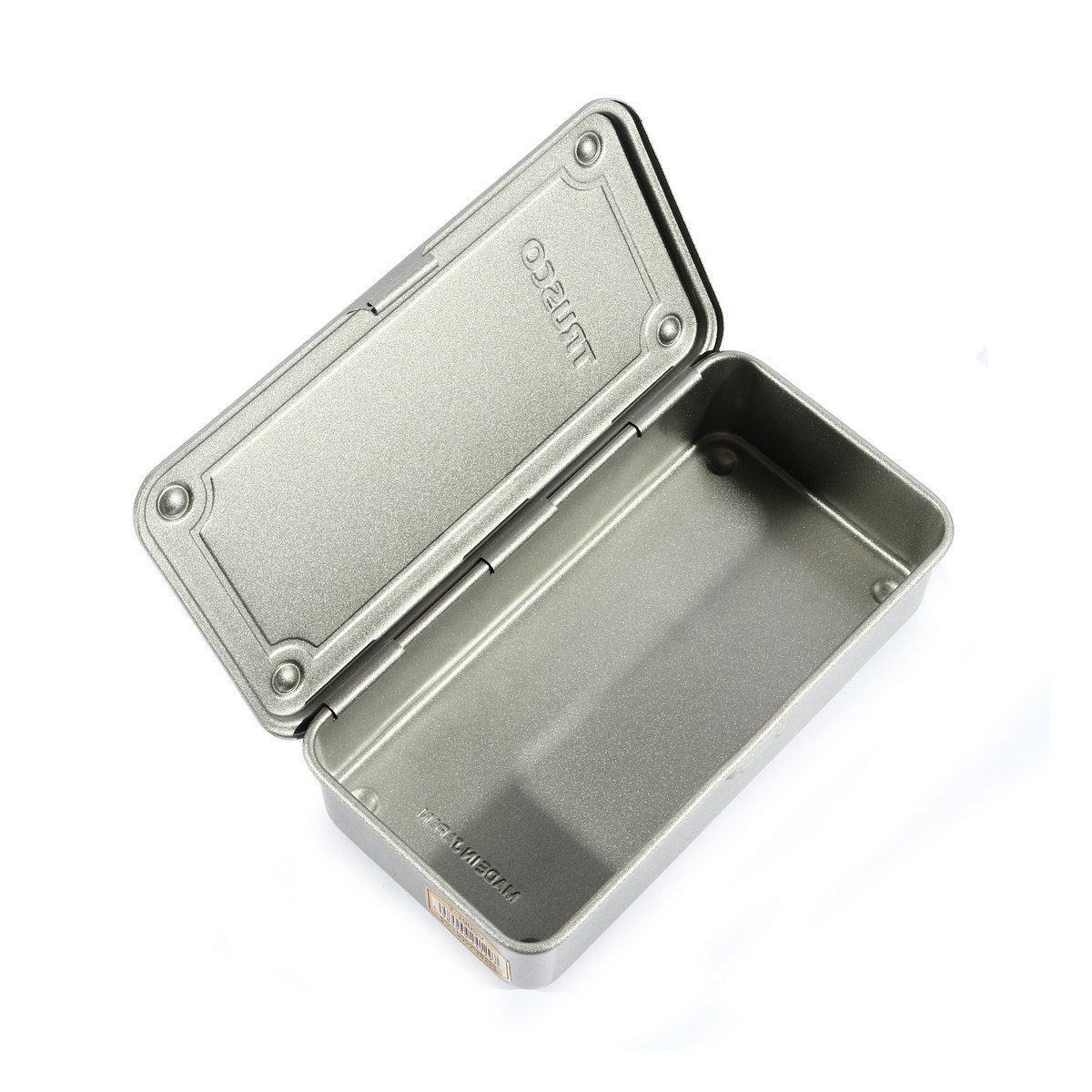 TRUSCO กล่องเครื่องมือเหล็ก รุ่น T-190SV สีเงิน ขนาด 203x109x56MM. ผลิตจากประเทศญี่ปุ่น (ทรัสโก้)