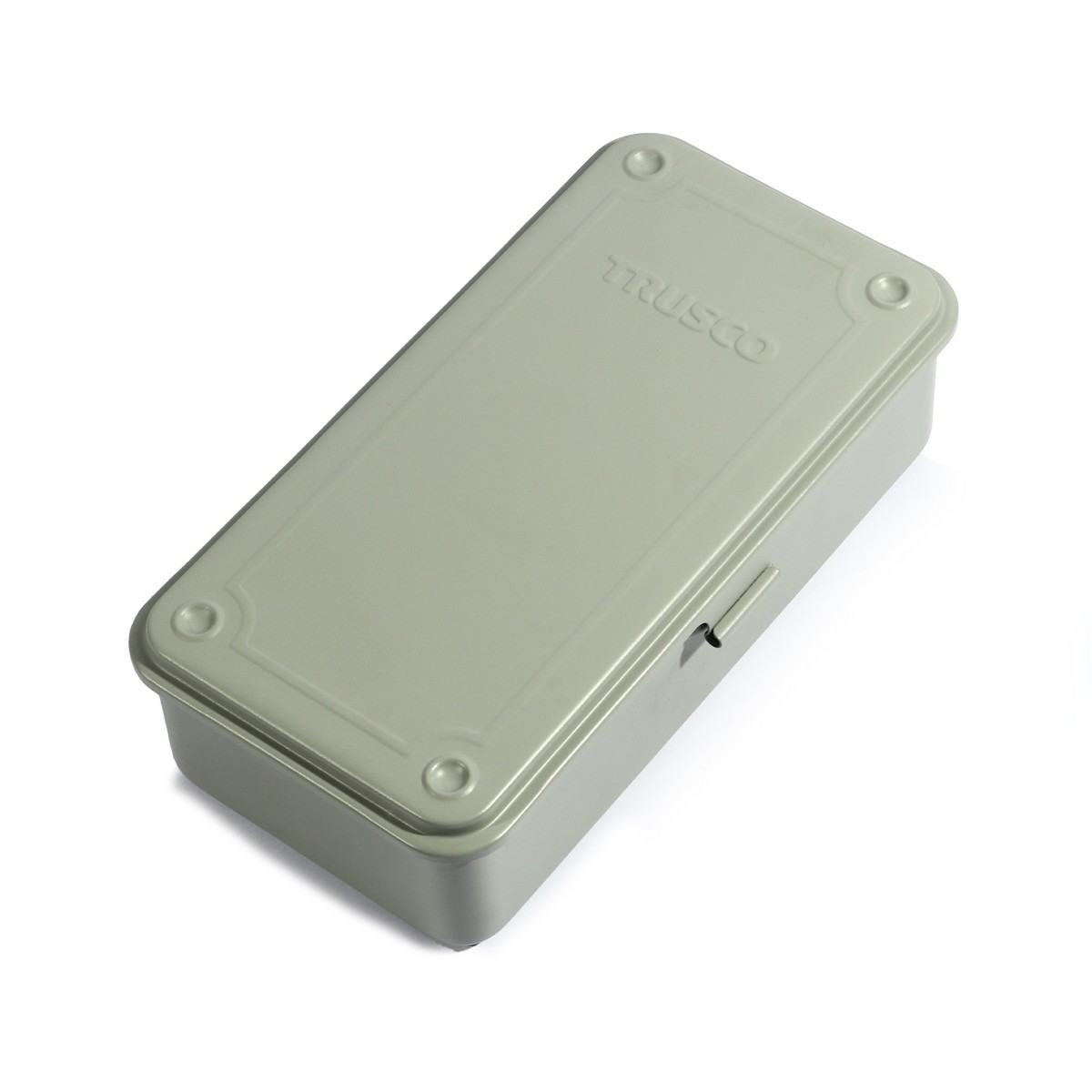 TRUSCO กล่องเครื่องมือเหล็ก รุ่น T-190LG สีเทาอ่อน ขนาด 203x109x56MM. ผลิตจากประเทศญี่ปุ่น (ทรัสโก้)