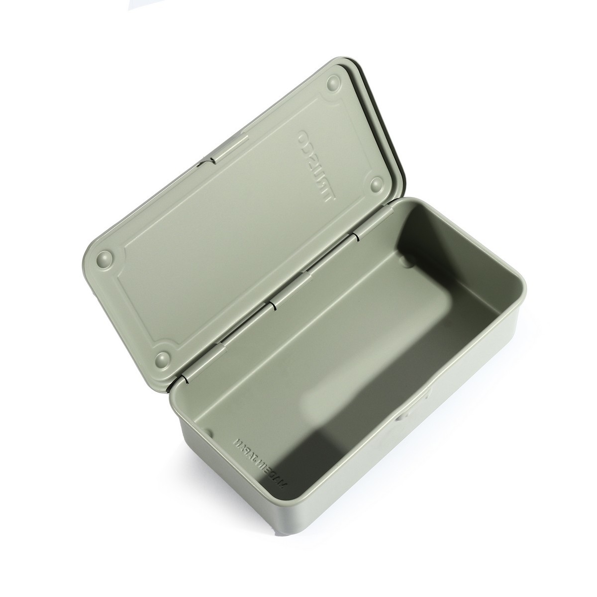 TRUSCO กล่องเครื่องมือเหล็ก รุ่น T-190LG สีเทาอ่อน ขนาด 203x109x56MM. ผลิตจากประเทศญี่ปุ่น (ทรัสโก้)