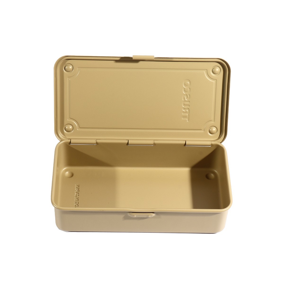 TRUSCO กล่องเครื่องมือเหล็ก รุ่น T-190LS สีน้ำตาลอ่อน ขนาด 203x109x56MM. ผลิตจากประเทศญี่ปุ่น (ทรัสโก้)