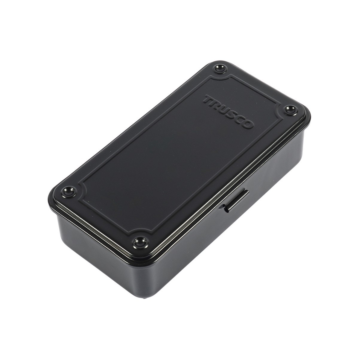 TRUSCO กล่องเครื่องมือเหล็ก รุ่น T-190MBK สีดำด้าน ขนาด 203x109x56MM. ผลิตจากประเทศญี่ปุ่น (ทรัสโก้)