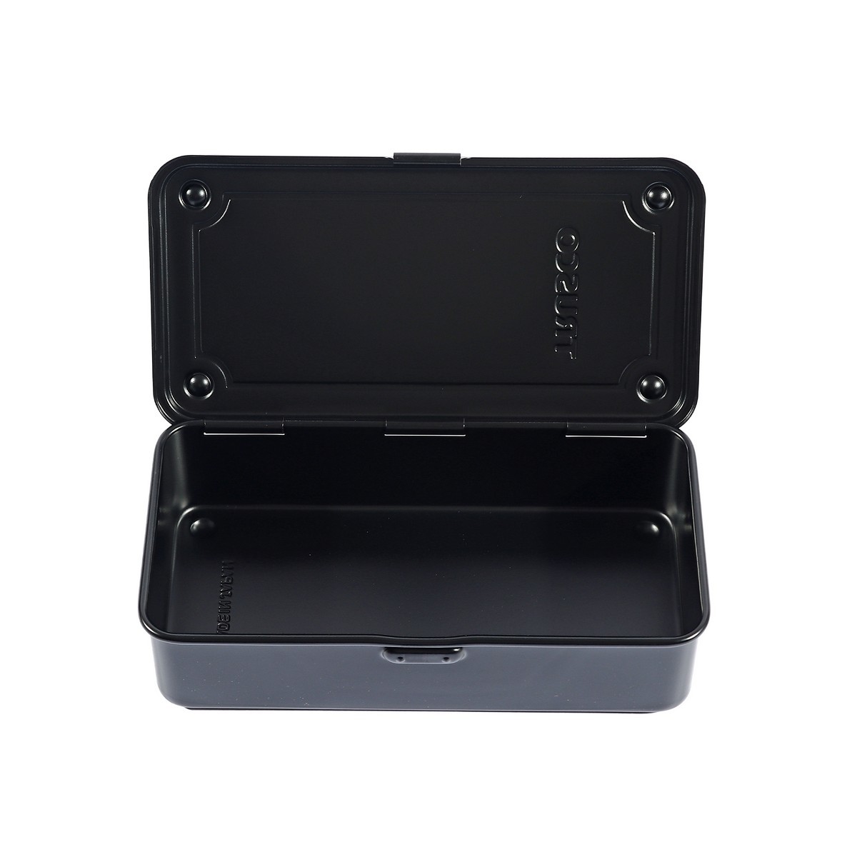 TRUSCO กล่องเครื่องมือเหล็ก รุ่น T-190MBK สีดำด้าน ขนาด 203x109x56MM. ผลิตจากประเทศญี่ปุ่น (ทรัสโก้)