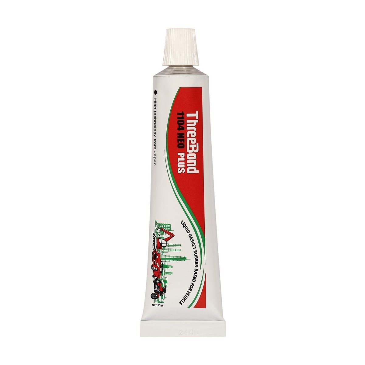 THREEBOND ปะเก็นเหลว ชนิดยางสังเคราะห์ ขนาด 35 กรัม รุ่น TB1104 สามารถป้องกันการไหลซึมของสารเคมี น้ำ น้ำมัน และก๊าซ (ทรีบอนด์)