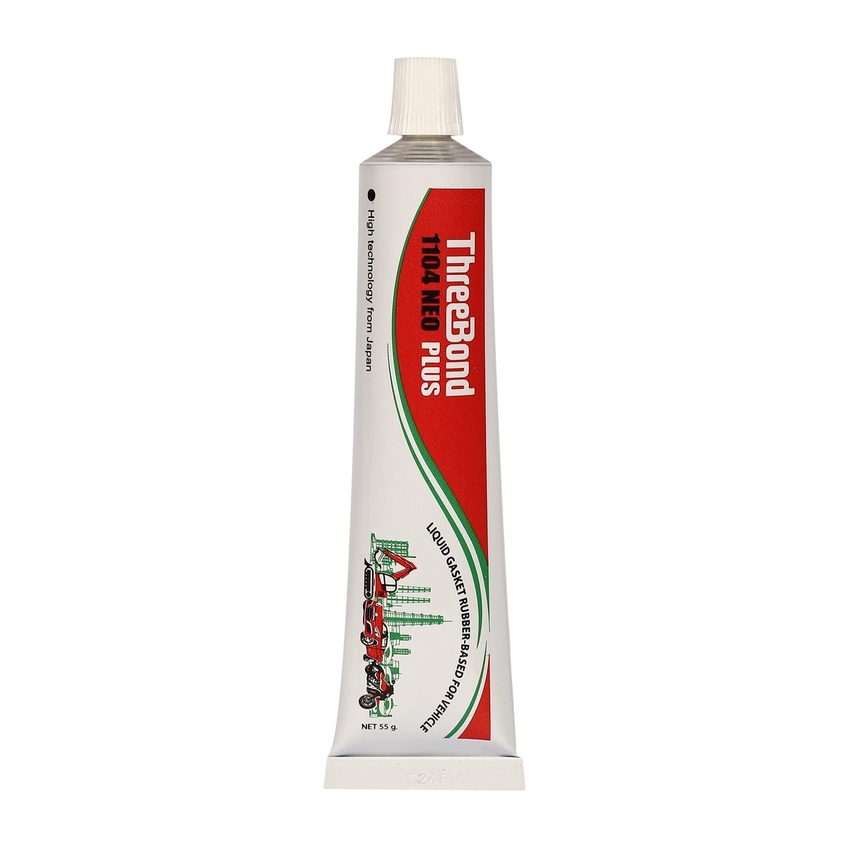 THREEBOND ปะเก็นเหลว ชนิดยางสังเคราะห์ ขนาด 55 กรัม รุ่น TB1104 ป้องกันการไหลซึมของสารเคมี น้ำ น้ำมัน และก๊าซ (ทรีบอนด์)