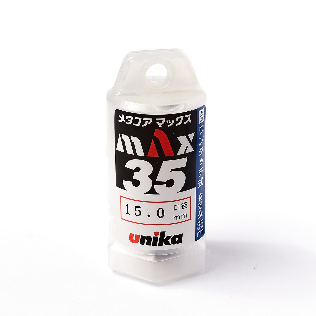 UNIKA (ยูนิก้า) ดอกเจาะเหล็กคัตเตอร์ ขนาด 15x35 มม. รุ่น META-CORE MAX (JET BROACH) เจาะลึกได้สูงสุด 35 มม.