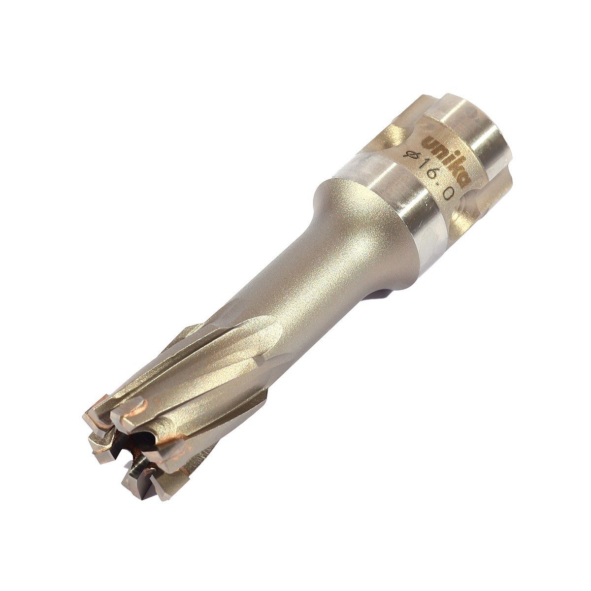 UNIKA (ยูนิก้า) ดอกเจาะเหล็กคัตเตอร์ ขนาด 16x35 มม. รุ่น META-CORE MAX (JET BROACH) เจาะลึกได้สูงสุด 35 มม.