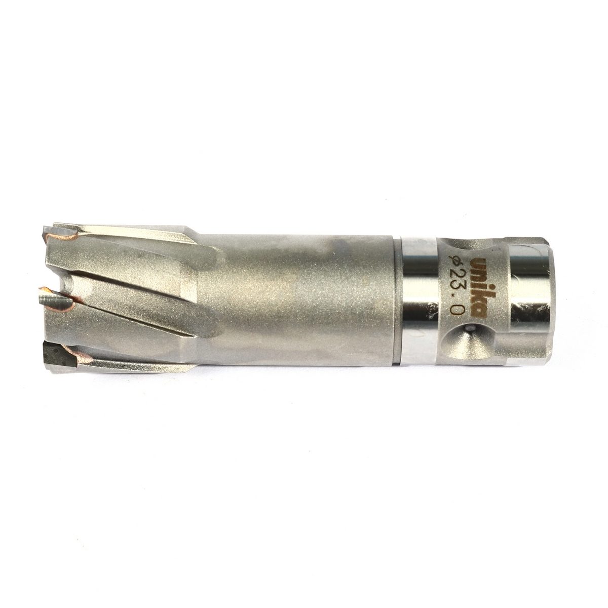 UNIKA (ยูนิก้า) ดอกเจาะเหล็กคัตเตอร์ ขนาด 23x35 มม. รุ่น META-CORE MAX (JET BROACH) เจาะลึกได้สูงสุด 35 มม.