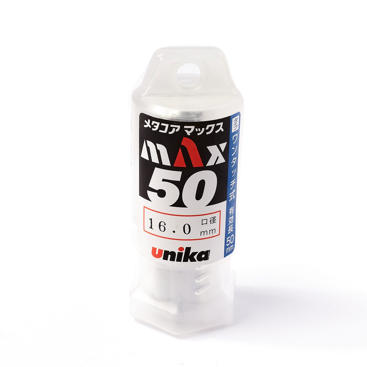 UNIKA (ยูนิก้า) ดอกเจาะเหล็กคัตเตอร์ ขนาด 16x50 มม. รุ่น META-CORE MAX (JET BROACH) เจาะลึกได้สูงสุด 50 มม.