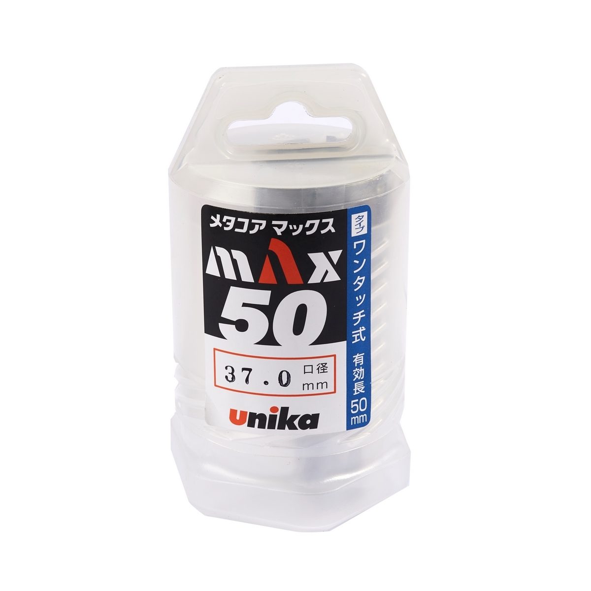 UNIKA (ยูนิก้า) ดอกเจาะเหล็กคัตเตอร์ ขนาด 37x50 มม. รุ่น META-CORE MAX (JET BROACH) เจาะลึกได้สูงสุด 50 มม.