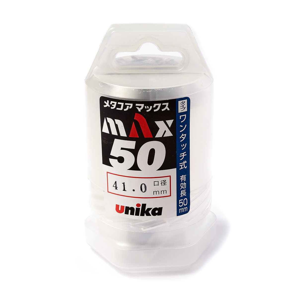 UNIKA (ยูนิก้า) ดอกเจาะเหล็กคัตเตอร์ ขนาด 41x50 มม. รุ่น META-CORE MAX (JET BROACH) เจาะลึกได้สูงสุด 50 มม.