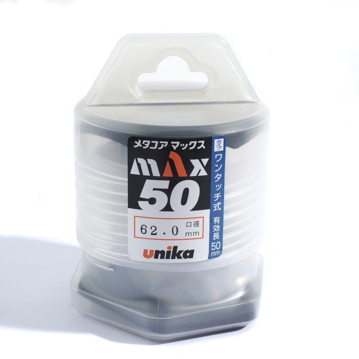 UNIKA (ยูนิก้า) ดอกเจาะเหล็กคัตเตอร์ ขนาด 62x50 มม. รุ่น META-CORE MAX (JET BROACH) เจาะลึกได้สูงสุด 50 มม.