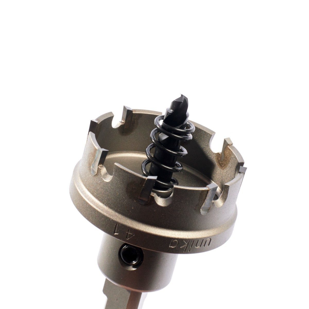 UNIKA T.C.T Hole Saw Size 41 MM. Model MCS, Drilling For Steel, Stainless Steel, Aluminum, PVC, Less Burrs.