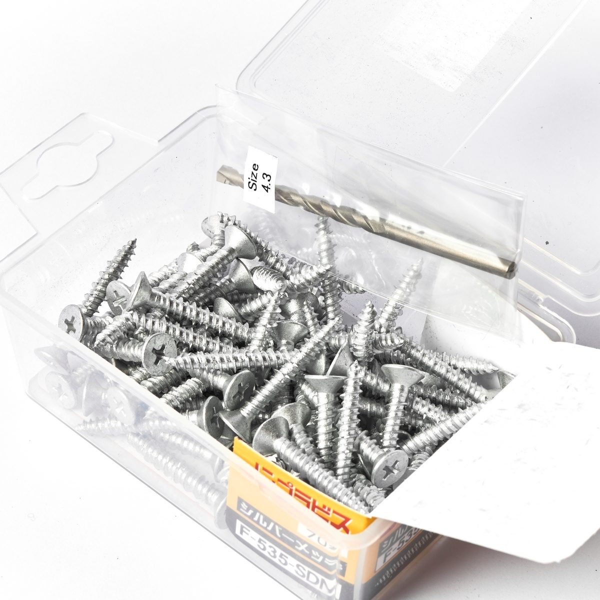 UNIKA สกรูยึดคอนกรีตไม่ใช้พุก ขนาด 5 x 35 มม. หัวเตเปอร์ (F) เจาะได้ลึก 30 มม. ความกว้างของรูเจาะ 4.3 มม. รับน้ำหนักได้ถึง 350 กก. (ยูนิก้า)