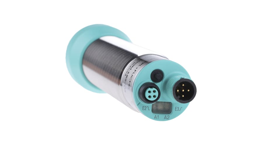 UC4000-30GM-IUR2-V15, Pepperl + Fuchs Ultrasonic Barrel-Style Proximity Sensor, M30 x 1.5, 200 → 4000 mm Detection, Analogue Output,