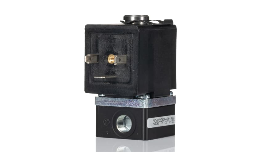 Norgren 2/2 Pneumatic Solenoid Valve - Solenoid/Spring G 1/8 V04 Series 220→240V ac