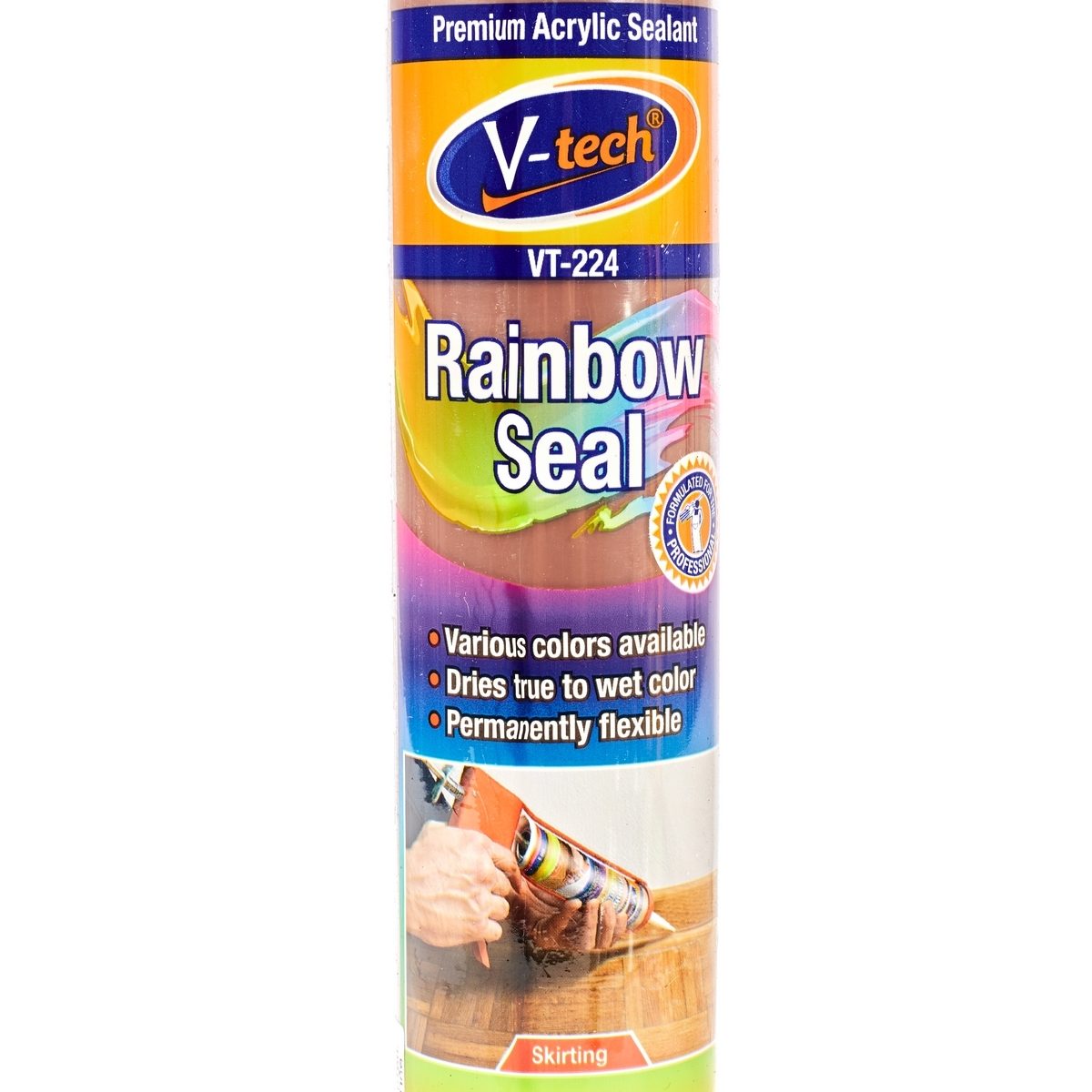 VT-224BR อะคิลิคยาแนวยืดหยุ่นสูง(น้ำตาล)