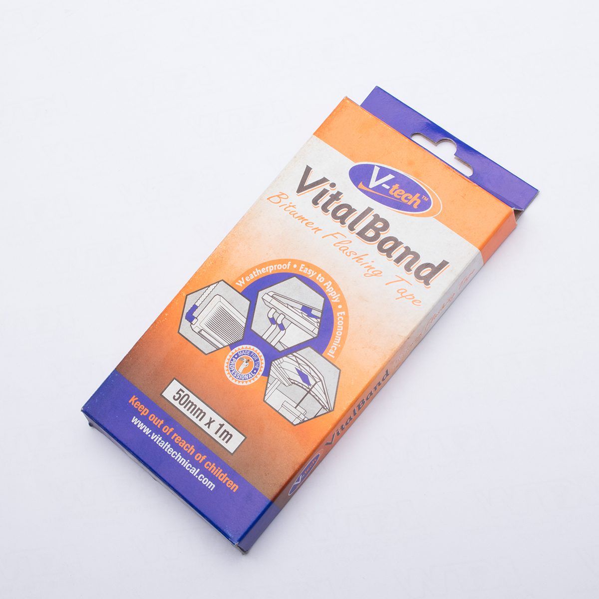 VT-420501 เทปบิทูเมนกันรั่วซึม50มิลX1 ม.