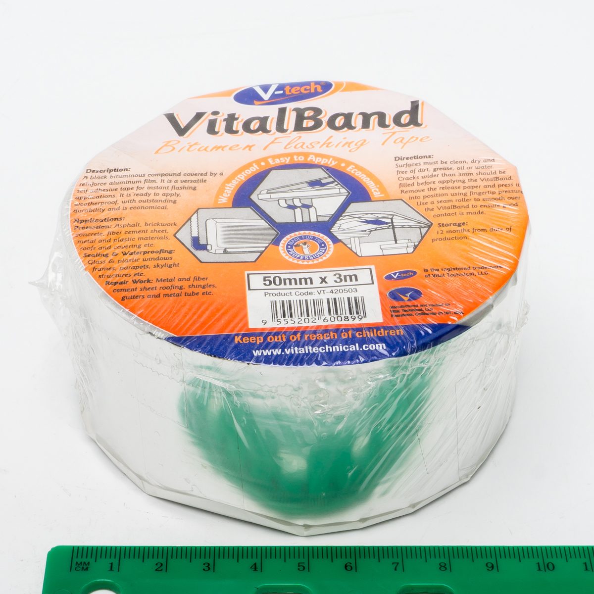 VT-420503 เทปบิทูเมนกันรั่วซึม50มิลX3 ม.