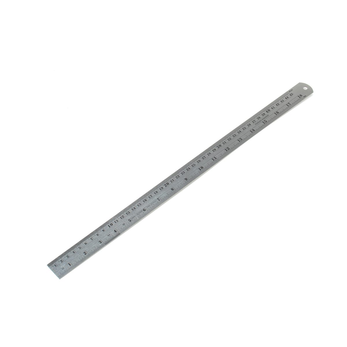ไม้บรรทัดฟุตเหล็ก 18 นิ้ว(12PCS/1DZ)