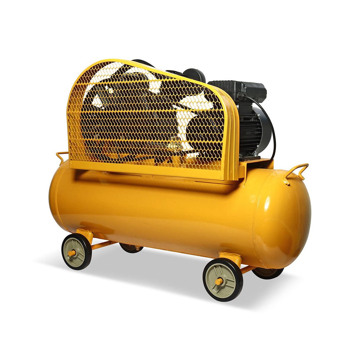 VALU ปั๊มลมสายพาน มอเตอร์ 1.5 แรงม้า (1100 วัตต์) ถัง 65 ลิตร รุ่น 2051-65 ไฟ 1 เฟส ความเร็วรอบ 800 รอบ/นาที แรงดันลม 8 บาร์ ปริมาณลม 135 ลิ