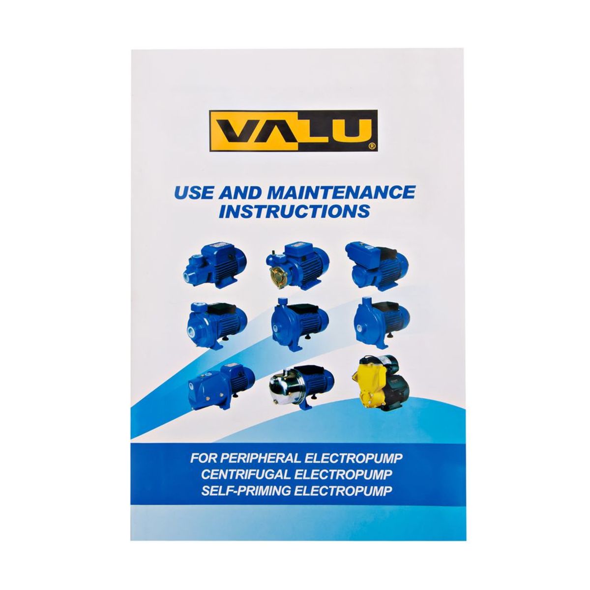 VALU ปั๊มหอยโข่ง 0.5 แรงม้า รุ่น VSCM22 ขนาดท่อส่ง 1 นิ้ว ส่งสูงสุด 18 เมตร อัตราการไหล 70 ลิตร/นาที (แวลู)