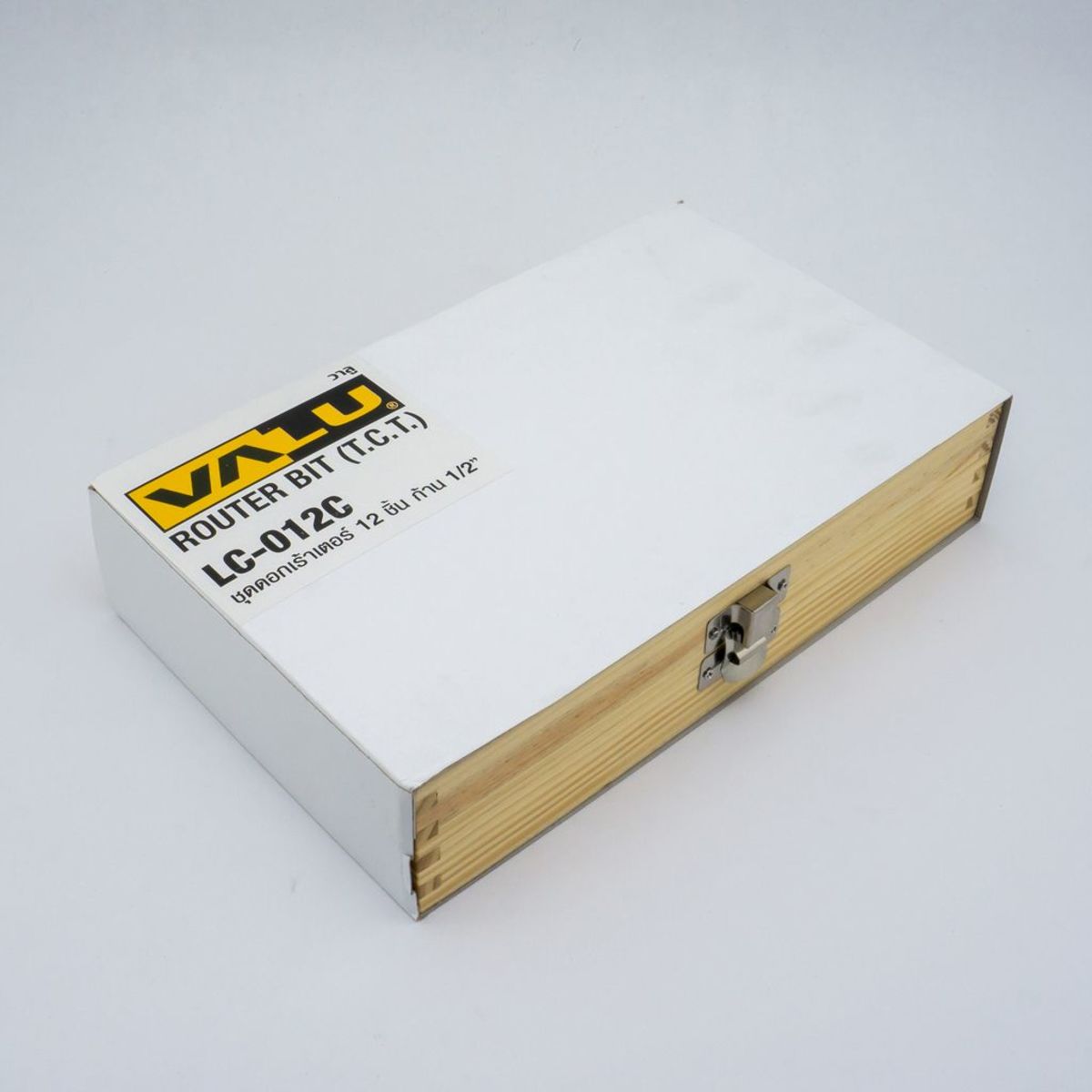 VALU ชุดดอกเร้าเตอร์ 12 ชิ้น ก้าน 1/2 นิ้ว รุ่น LC-012C (แวลู)
