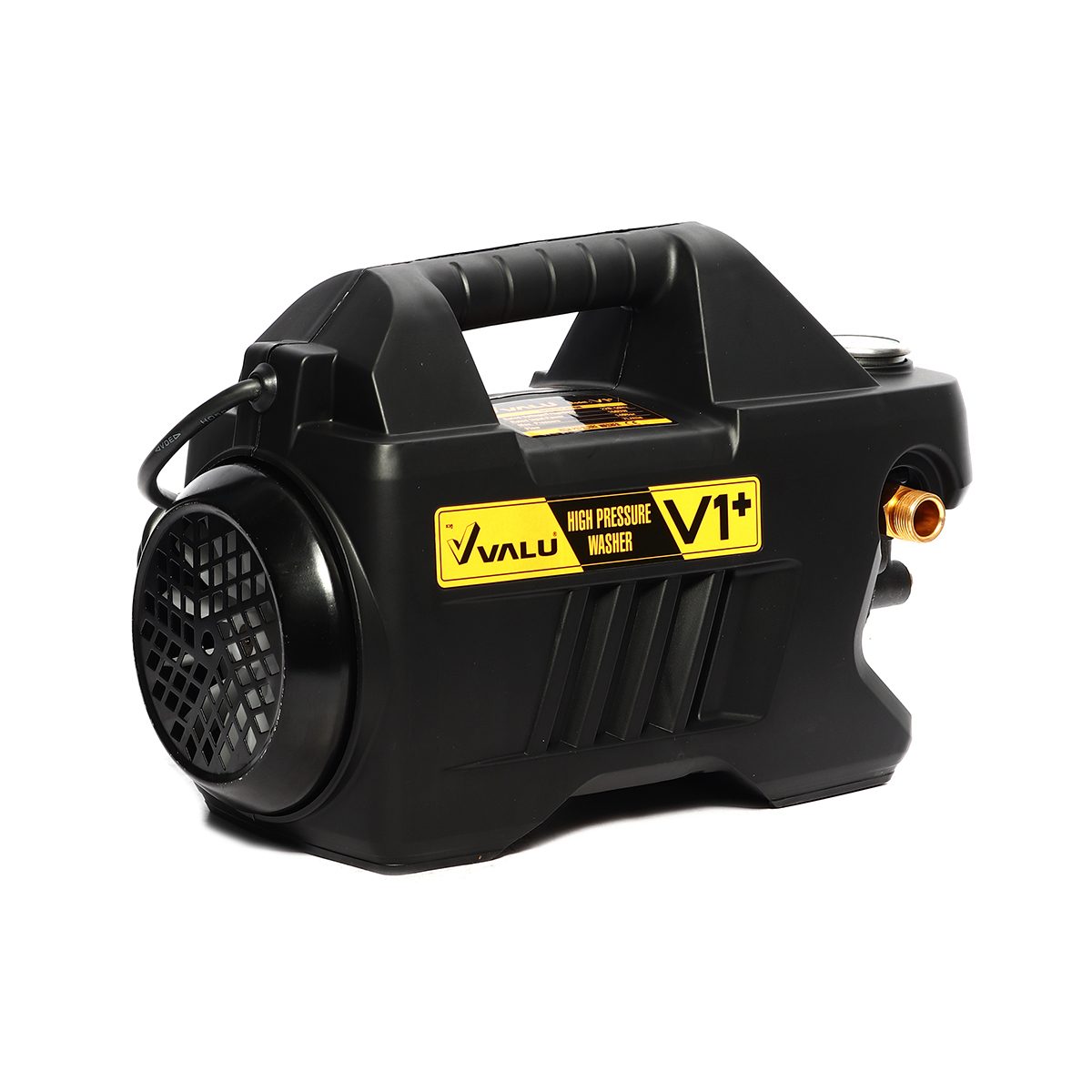 เครื่องฉีดน้ำแรงดันสูง แวลู (VALU) รุ่น V1+ แรงดัน 140 บาร์ มอเตอร์เหนี่ยวนำ 1600 วัตต์ มีระบบ Thermostat ป้องกันมอเตอร์ไหม้ ปริมาณน้ำ 420 ล