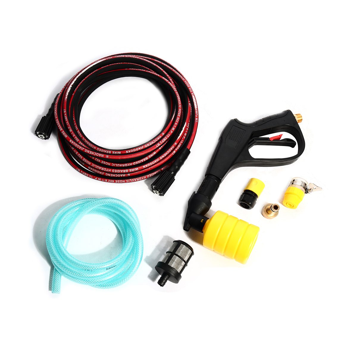 เครื่องฉีดน้ำแรงดันสูง แวลู (VALU) รุ่น V1+ แรงดัน 140 บาร์ มอเตอร์เหนี่ยวนำ 1600 วัตต์ มีระบบ Thermostat ป้องกันมอเตอร์ไหม้ ปริมาณน้ำ 420 ล